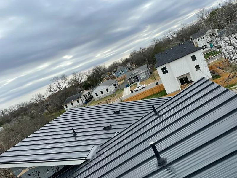 Standing seam metal roof panels with vents for Skylight Repair in North Platte